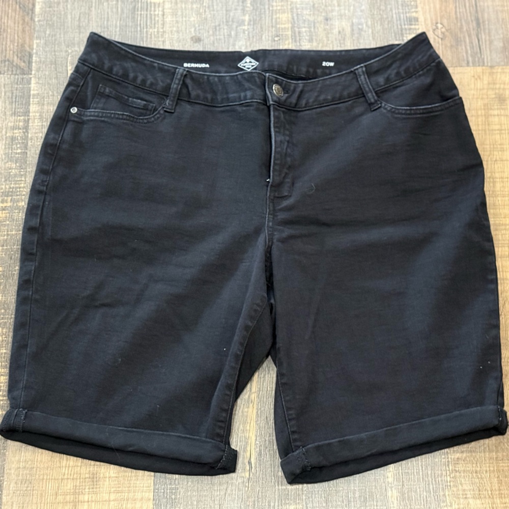 Black Bermuda Shorts